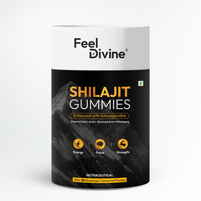 Shilajit Gummies | Energy & Stamina Support | 30,60,90 Gummies