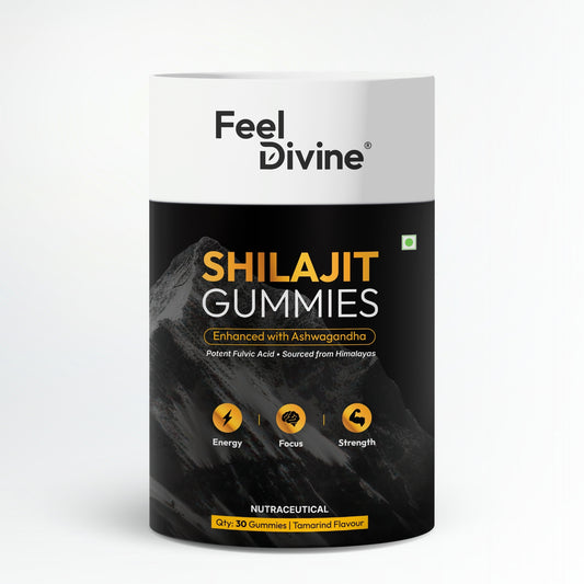 Shilajit Gummies | Energy & Stamina Support | 30,60,90 Gummies