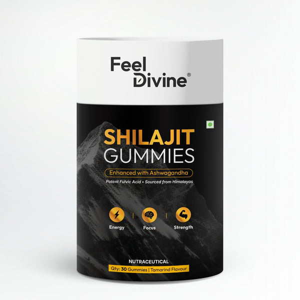 Shilajit Gummies | Energy & Stamina Support | 30,60,90 Gummies