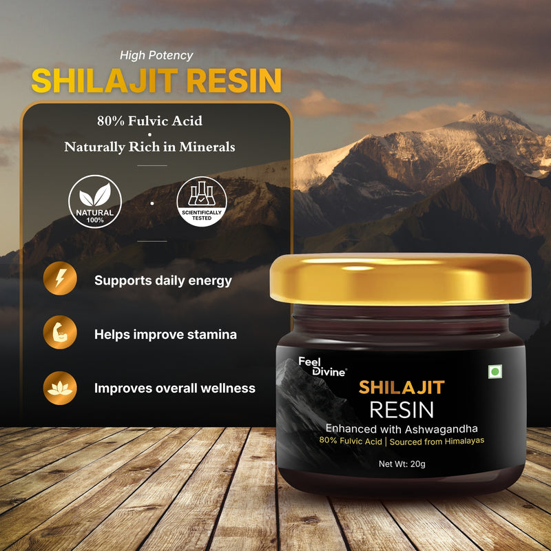 Pure Shilajit Resin | Energy & Stamina Support