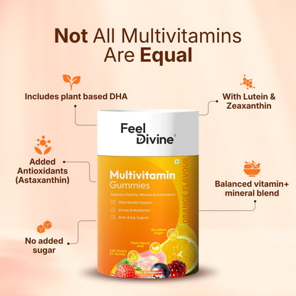 Multivitamin Gummies | Daily Health & Immunity Support | 30 Gummies)