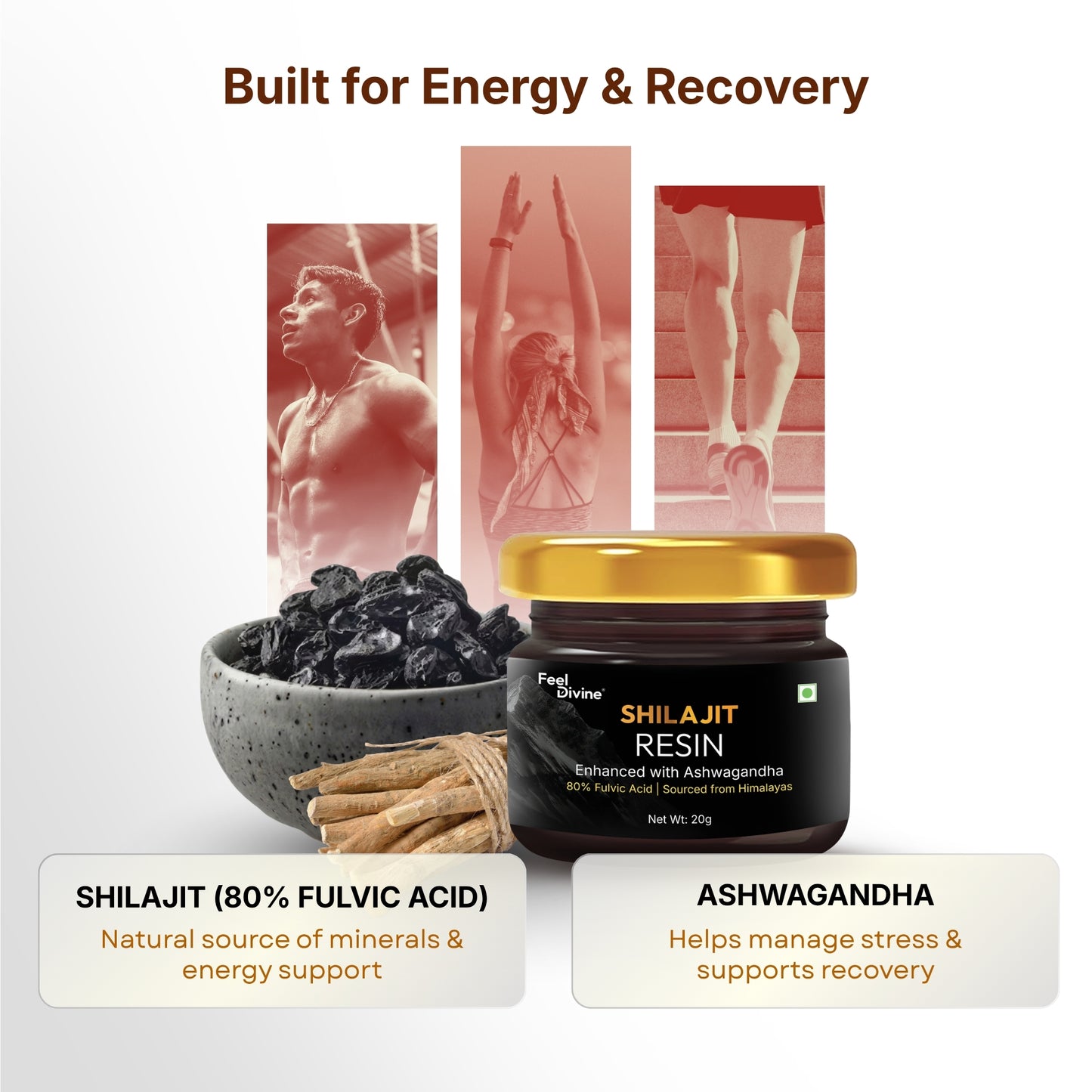 Pure Shilajit Resin | Energy, Strength & Vitality Support