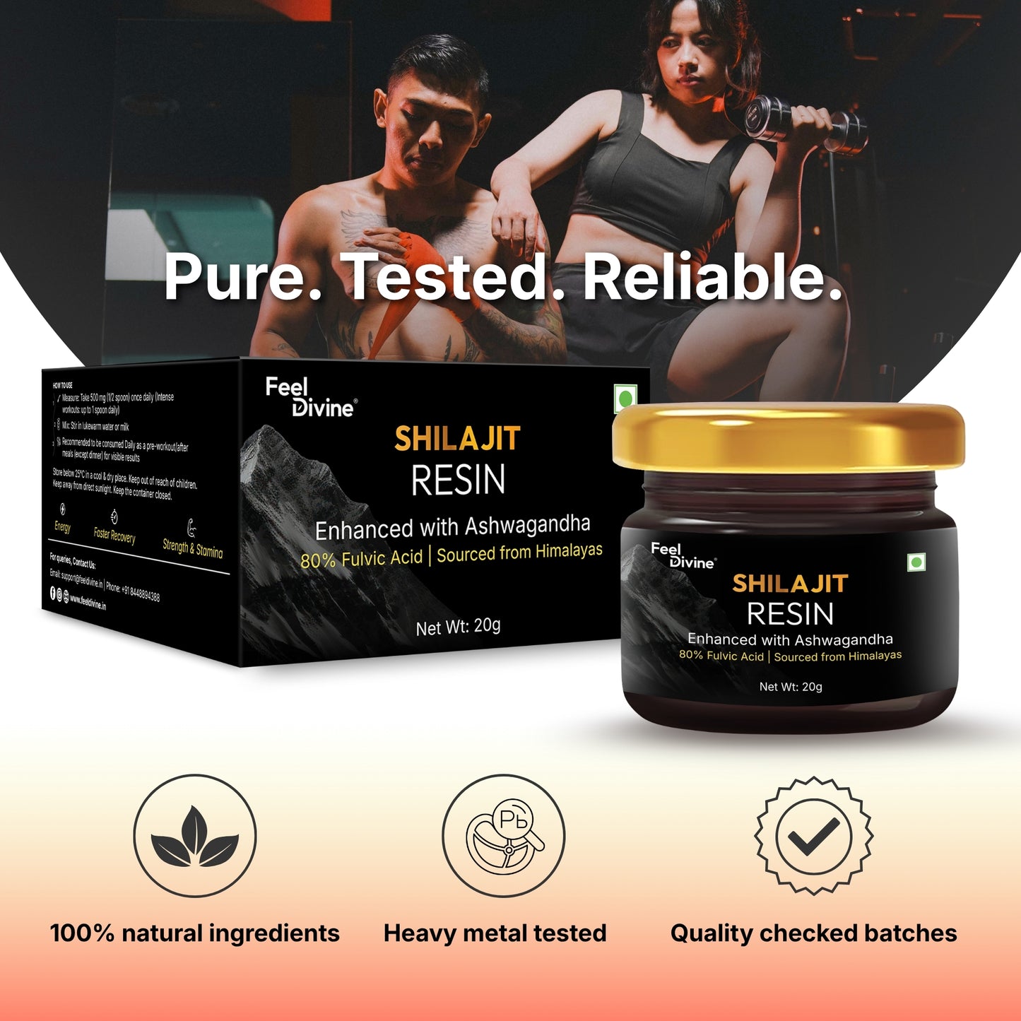 Pure Shilajit Resin | Energy, Strength & Vitality Support