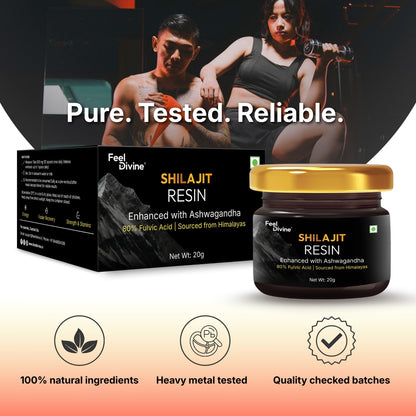 Pure Shilajit Resin | Energy, Strength & Vitality Support