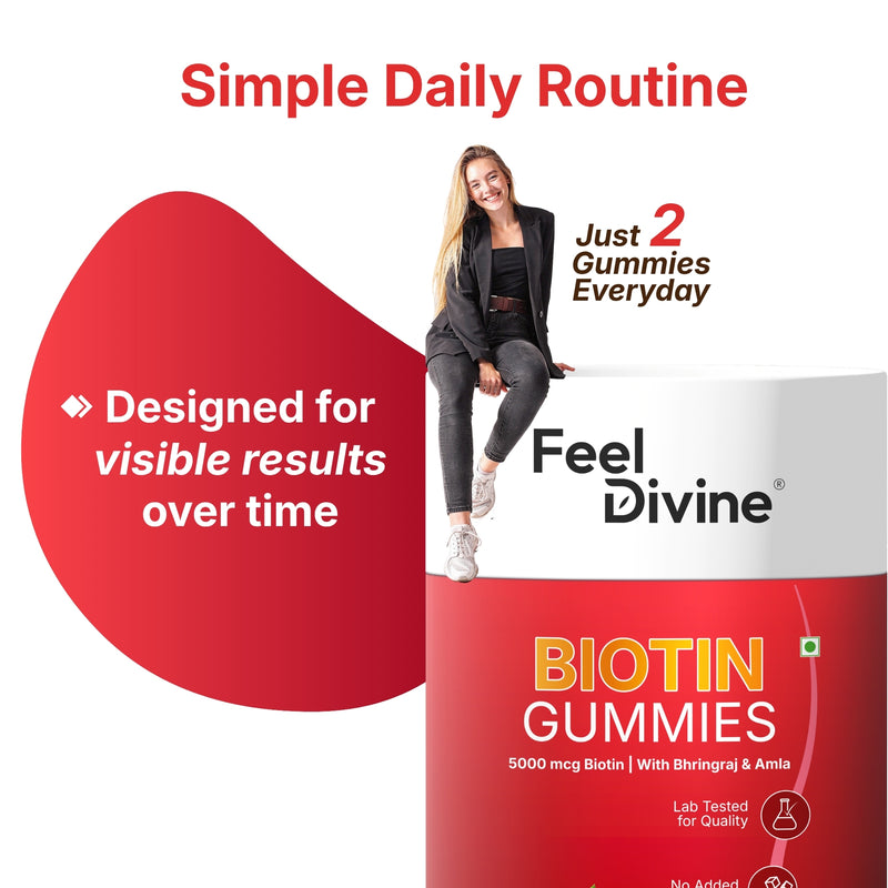 Biotin Gummies | Hair, Skin & Nail Support